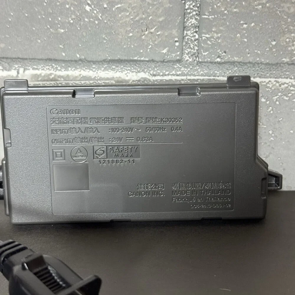 Canon K30352 24V 0.63A Power Adapter With Cord For PIXMA TS3122 QM7-4347 OEM